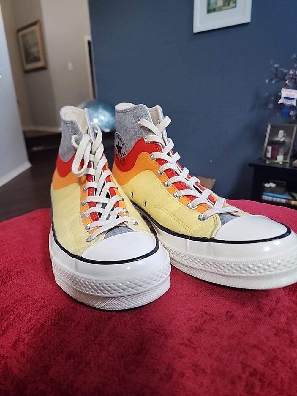 Converse chuck taylor's size ten multicolor fabric Sneakers